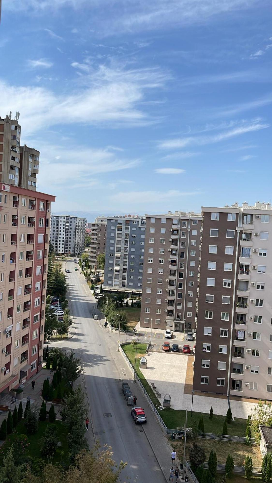 New Modern Rooftop Apartment-Free Private Parking Skopje Exterior photo