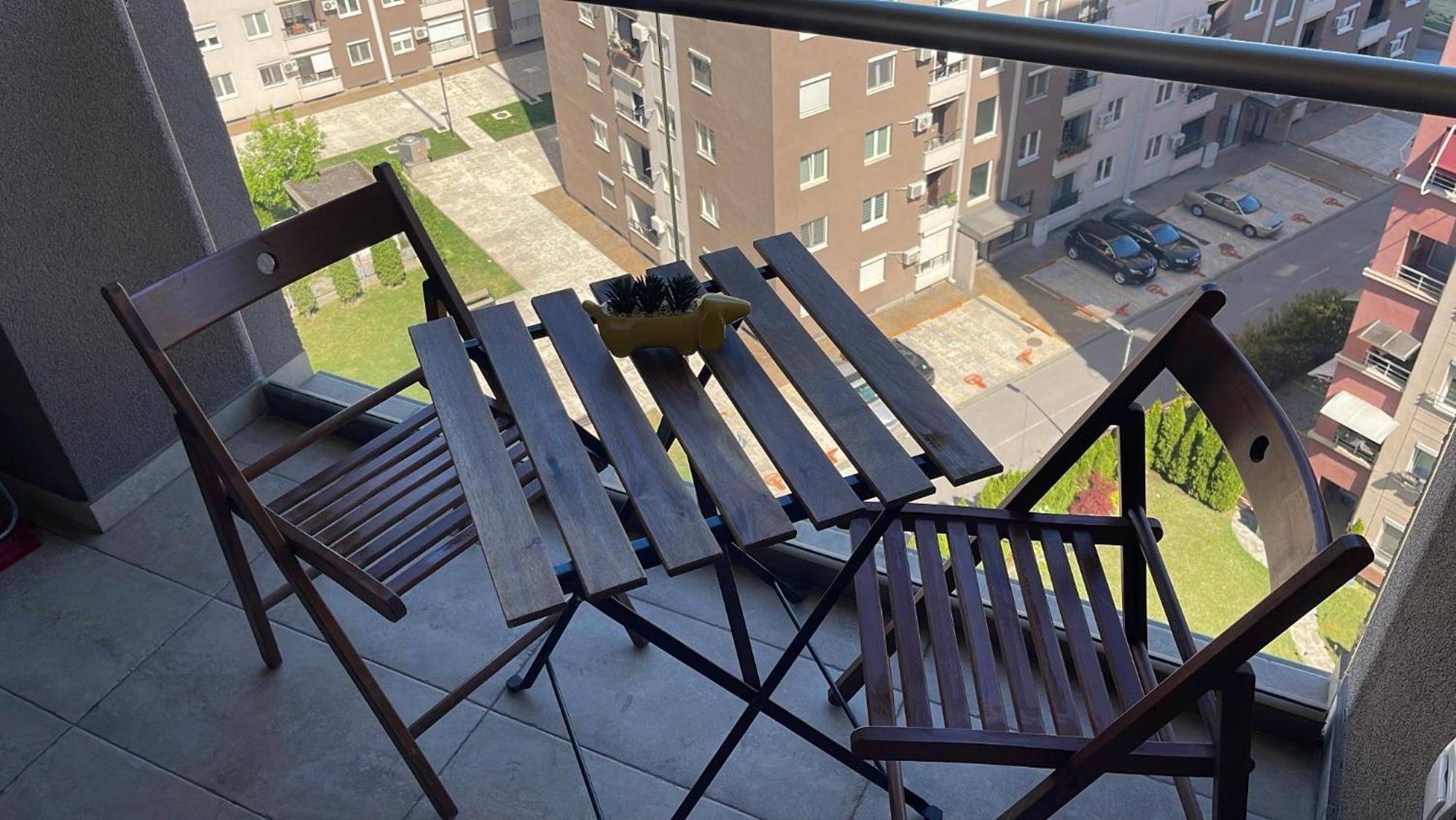 New Modern Rooftop Apartment-Free Private Parking Skopje Exterior photo